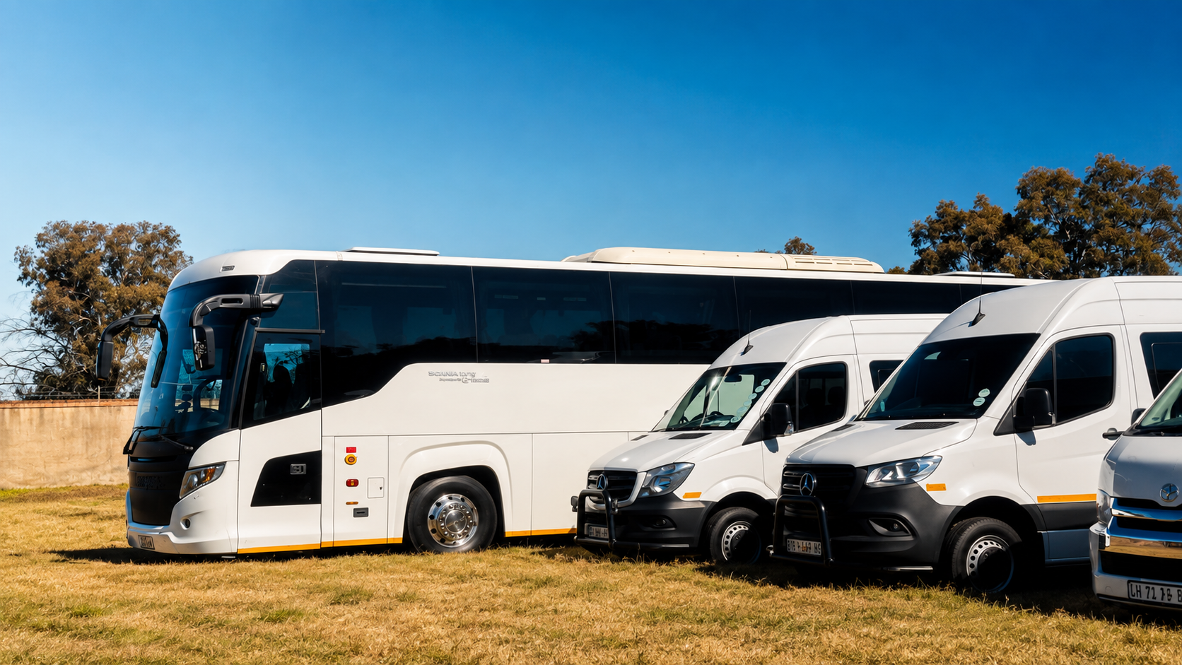 Narrowcast Trans bus and shuttle fleet